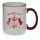 2008 Ryder Cup Red/White Ceramic Mug