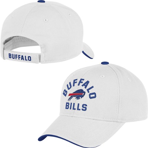 Reebok Buffalo Bills White Structured Adjustable Hat Adjustable