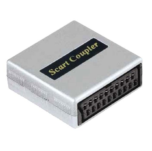 Scart Coupler(High Quality, Standard Silver Colour Connectors)