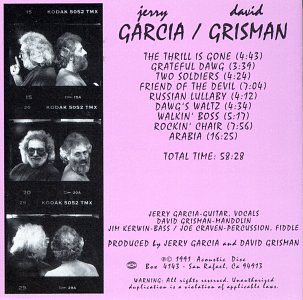 CD-Charts  Music : Grisman & Garcia