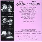 Jerry Garcia David Grisman by  David Grisman and Jerry Garcia 
