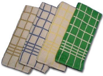 Childrens Toyshop  Kitchen & Housewares : Big Heavy Check Assorted Kitchen Towels