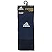 adidas Unisex-US Traxion Menace Crew Football & Basketball Sock (1-Pair), Collegiate Navy/White/Light Onix/Onix, 9.5-12
