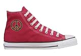 Converse - Chuck Taylor All Star Hi Top Custom with Black/Gold Peace