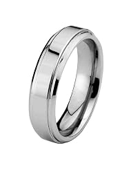 6mm Rounded Edge Cobalt Free Tungsten Carbide Comfort-Fit Wedding Ring Ring... by 