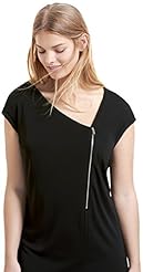 Plus Size Short Cap Sleeves Flowy Asymmetric Acetate/Polyamide/Polyester Round Neck Shift  Dress