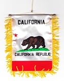 California - Window Hanging Flags