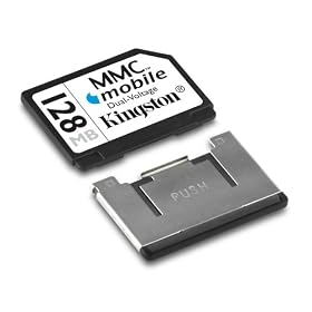 Kingston flash memory card - 128 MB - MMCmobile ( MMCM/128 )