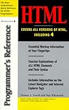 Html: Programmer's Reference
