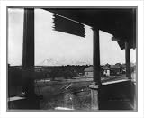 Historic Print (L): Spanish Peaks from Y.M.C.A. Club House, Cameron, Colorado
