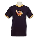 Atlanta Thrashers Primary Team Logo Ringer T-Shirt (Columbia)