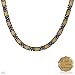 MARCEL DRUCKER Wonderful Necklace With 0.76ctw Genuine Peridots Beautifully Crafted in 24K Yellow Gold foil and Titanium. Total item weight 44.0g Length 16.5in