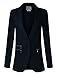 BIADANI Women Classic Button Boyfriend Blazer