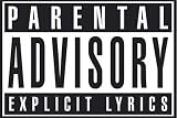 Parental Advisory Logo - Poster - 91.5x61cm - Art247 Poster Print
