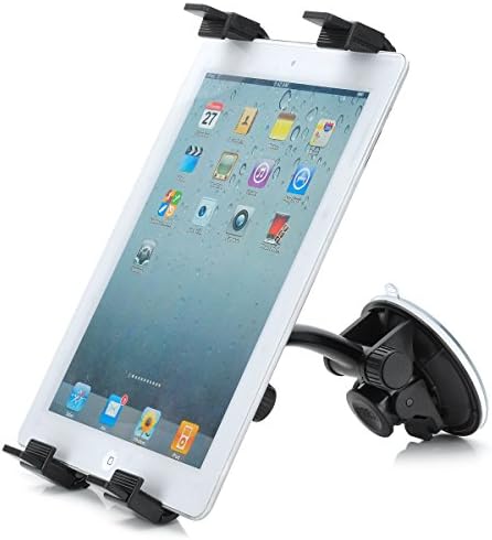 Gmile Universal Car Mount Holder for GPS, Apple Ipad 2, 3, 4, Air and Ipad Mini Tablets Pc - Black