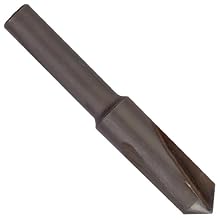Chicago Latrobe 213 High-Speed Steel Countersink, Black Oxide Finish, 1/2" Shank Dia, .7500" Point Dia, 100 Degree Point Angle