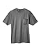 Hanes Short Sleeve Beefy Pocket T-Shirt - 5190, Charcoal Heather, Medium