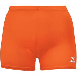 Mizuno Vortex Volleyball Short - Color: ORANGE - Size: Large