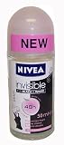 Nivea 50ml Invisible Black and White Clear Roll on Anti Perspirant Deodorant
