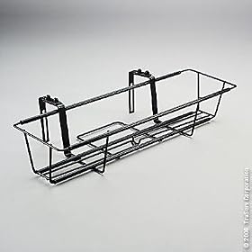 Cobraco #F2436-B Black Flower Box Holder by COBRACO MFG INC