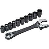11-Piece 3/8" Drive Pass-Thru Adjustable Wrench Set
