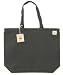 ECOBAGS Organic Canvas Tote Bag, Black