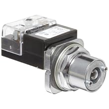 Siemens 52SA7CDN Heavy Duty Selector Switch, Water and Oil Tight, 3 Positions, Illuminated, Maintained Operation, Short Lever, Full Voltage, 757 Type Lamp, C Cam Code, 24V Voltage