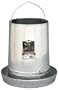 Hanging Poultry & Gamebird Feeder with Feed Pan, 30 Lb Galvanized Steel