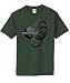 MMA Jacked - Tattoo Dragon - City Green Anvil Organic 5 oz Cotton Tee