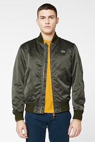 L!VE Satin Bomber With Zipper Detail