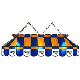 St Louis Rams 40 STAINED GLASS POOL BILLIARD TABLE LAMP LIGHT