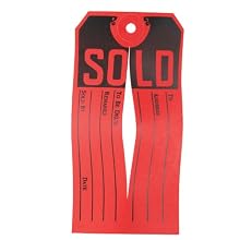 Avery Sold Tags, Knife Slit,  4.75 x 2.375 Inches, Pack of 500 (15161)