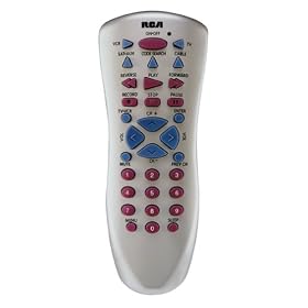 RCA RCU410MS Universal 4 Device Remote Control (Platinum)