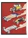 Four Very Different and Unequally Advantaged Cars Racing Art Giclee Poster Print by G...