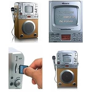 Karaoke Machine with Monitor