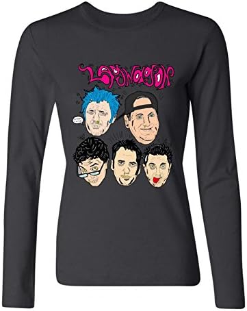 GPIFHD Women's Lagwagon Band Long Sleeve T Shirt Black S