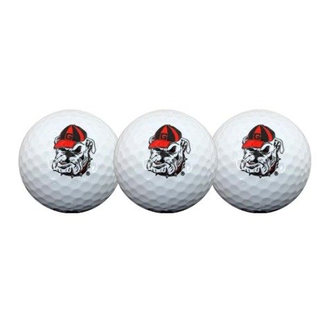Georgia Bulldogs Ncaa Golf Ball 3-pack