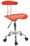 Task Office Chair in Red - LF-214-RED-GG