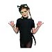 GIRLS/CHILDRENS CAT HALLOWEEN FANCY DRESS COSTUME/EARS