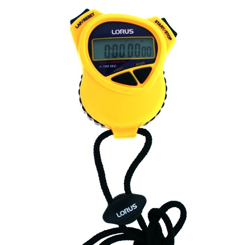 Lorus Stopwatch 1/100 Second Time Alarm Night Light