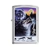 Zippo Mazzi Wolves Untamed Brushed 1932
