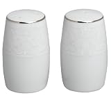 Review Nikko Ceramics 2740901 / Nikko Ceramics White Lace Platinum Salt & Pepper