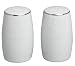 Nikko Ceramics White Lace Platinum Salt & Pepper