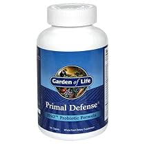 Garden of Life Primal Defense HSO Probiotics Formula, Caplets, 180-Count Bottle