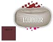 Comfort Sac Lounger Sac In Merlot Finish By Elite Furniture
