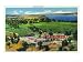 Fort Ticonderoga, New York - Aerial View of the Fort Giclee Poster Print