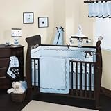 Lambs and Ivy Classic Blue Diaper Stacker