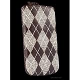 Sena Cases Argyle Ledertasche f&uuml;r iPhone 4 braun/beige