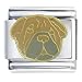 Animal Bulldog Italian Charms Bracelet Link