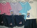 Review   / Girls's Sizes 4/5/6/6x Denim Embroidered Skortalls 2-PC Sets, (Prepack=24 Sets Assorted Sizes/Colors, Each $8.00)
